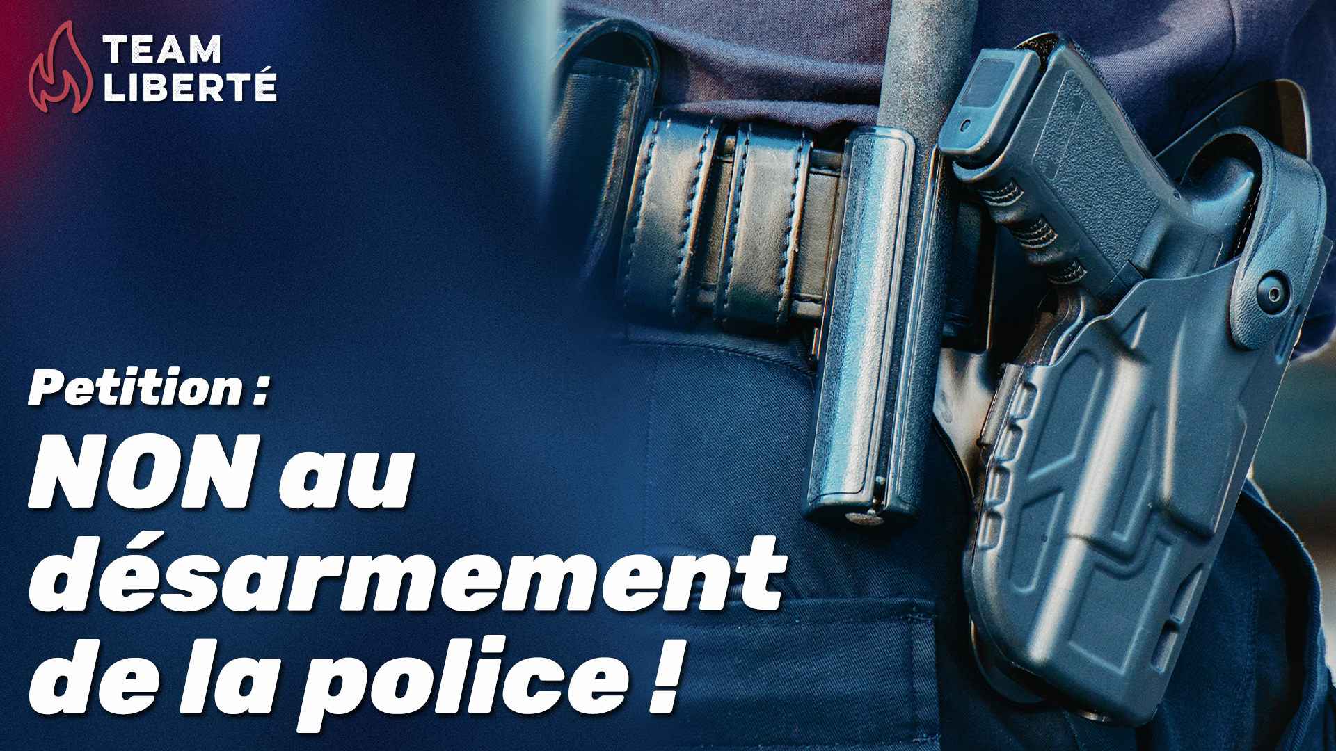 NON au désarmement de la police !